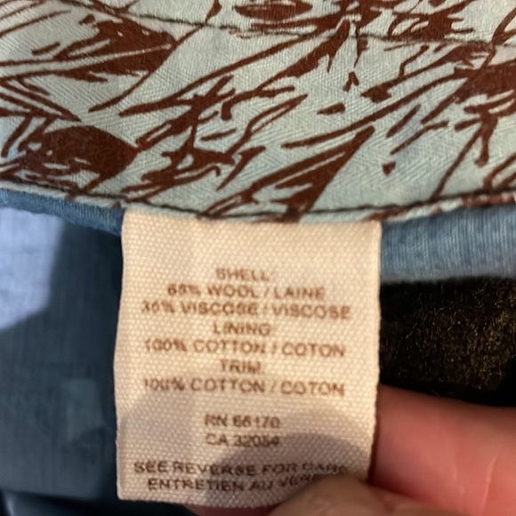 Free People vintage wool cape coat size Small - Picture 10 of 11